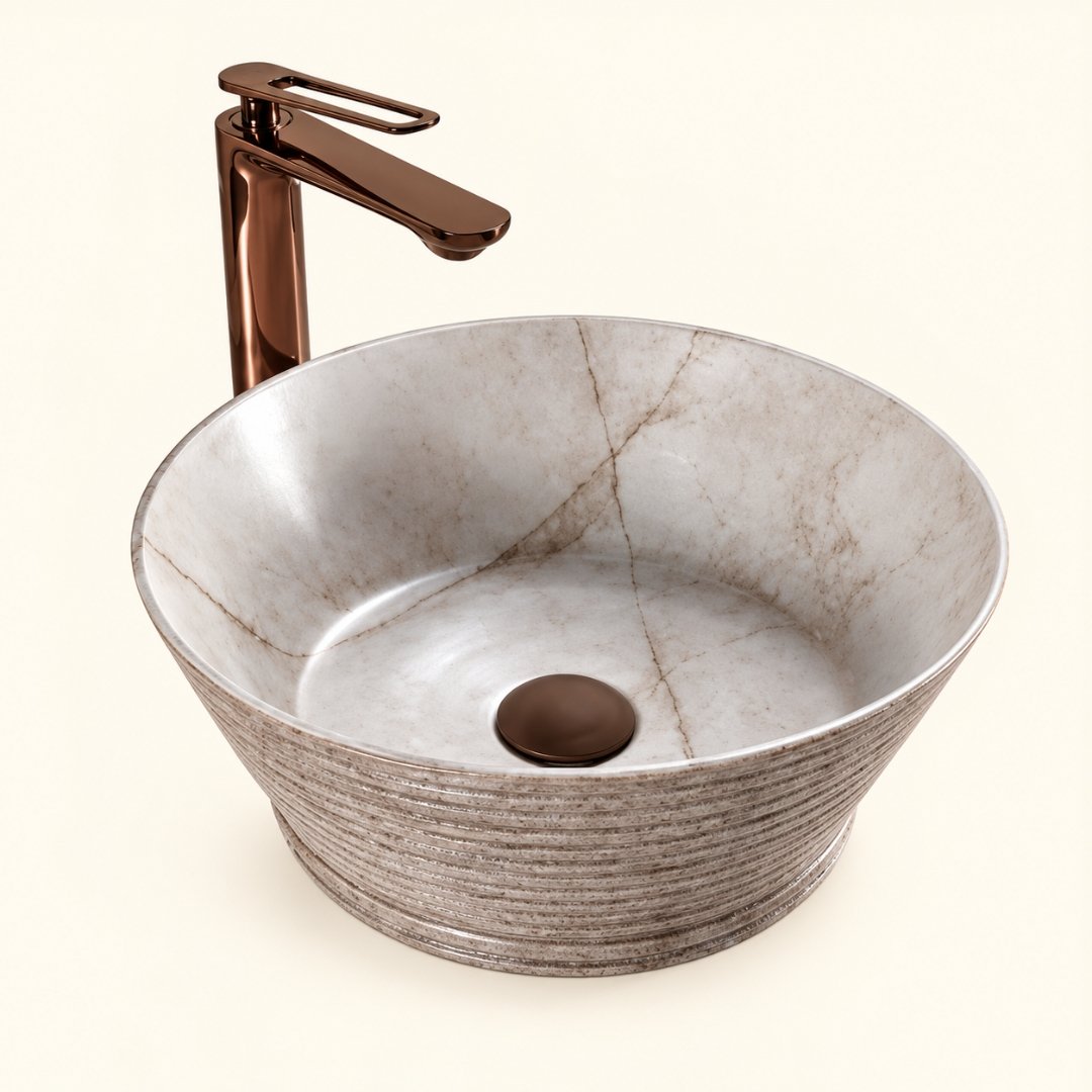 Sonet MITCO - 001, table top basin (view 2)